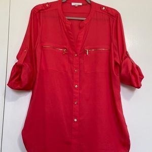 Calvin Klein Blouse Size Large